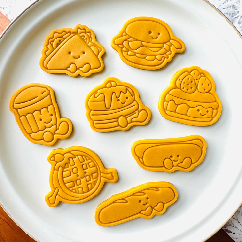 Kitchen Appliances For Baking - Cetakan Kue Sandwich Burger Lucu, Cetakan
