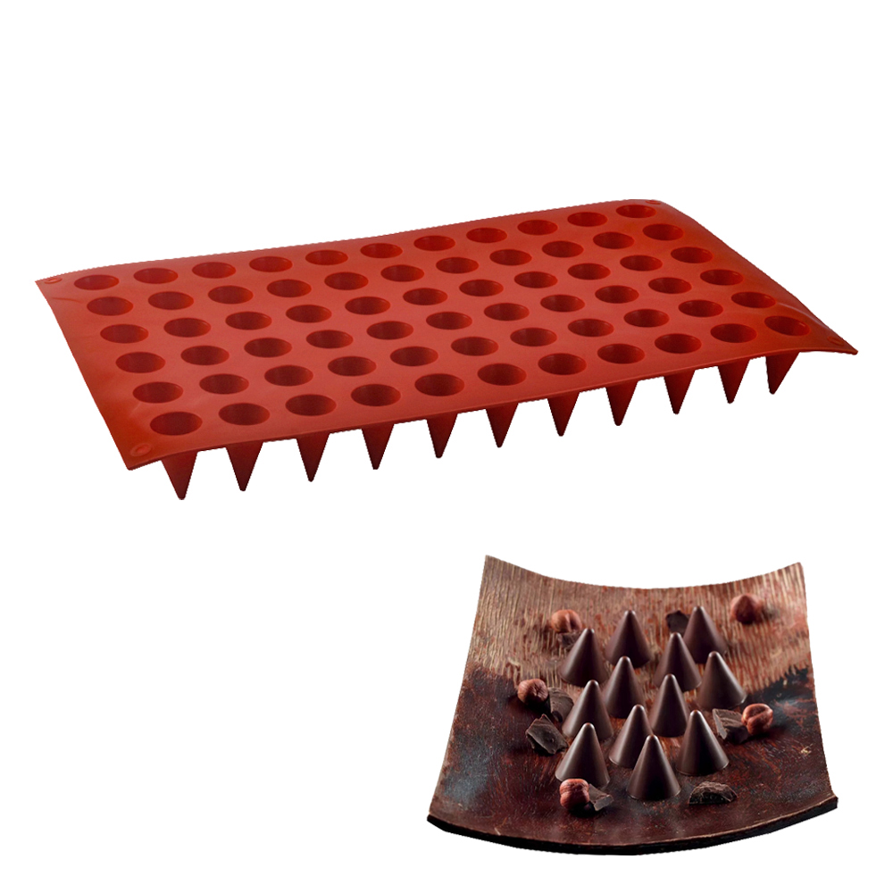 66-sel kerucut coklat cetakan  - Kitchen Appliances For Baking ulasan dan harga