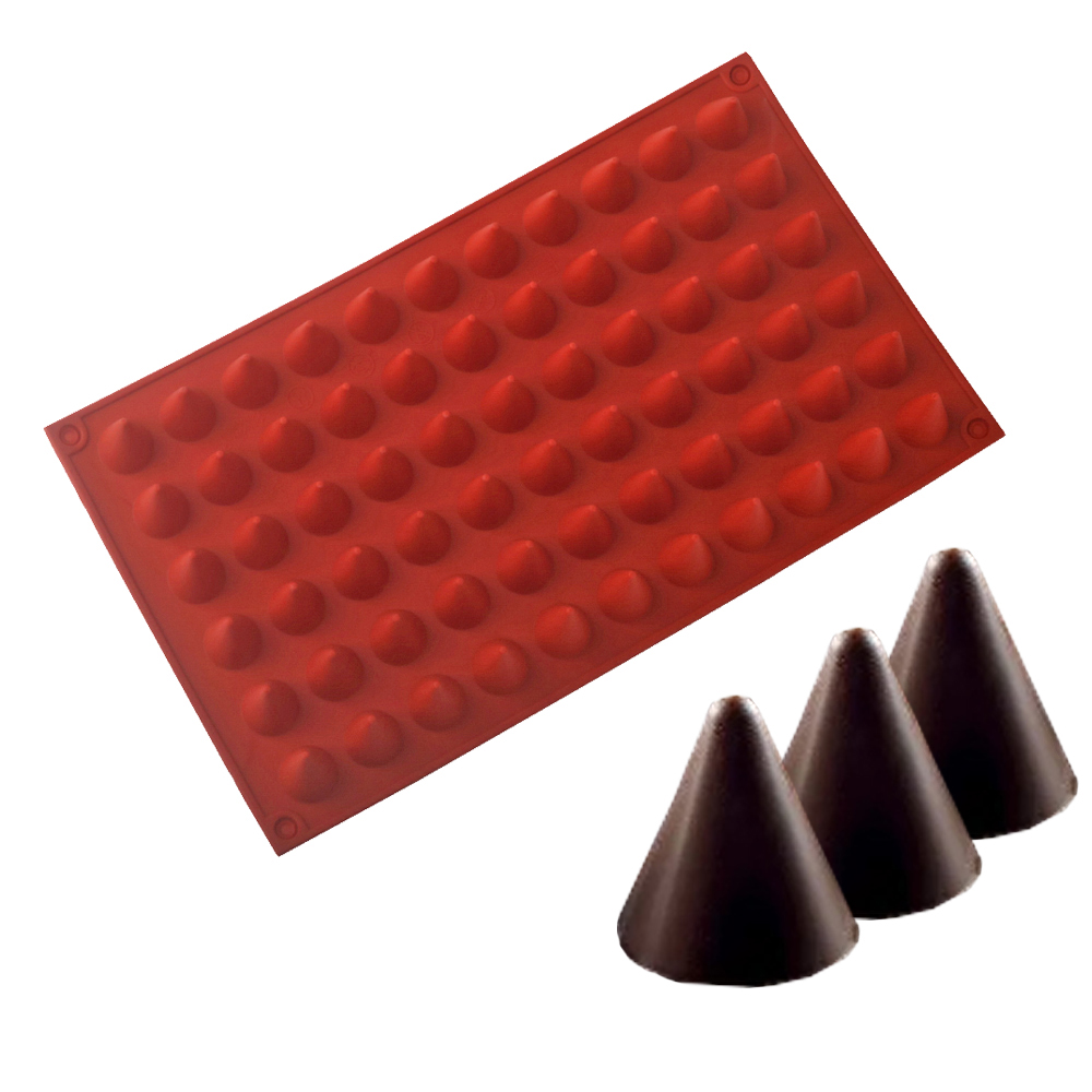 66-sel kerucut coklat cetakan  - Kitchen Appliances For Baking ulasan dan harga
