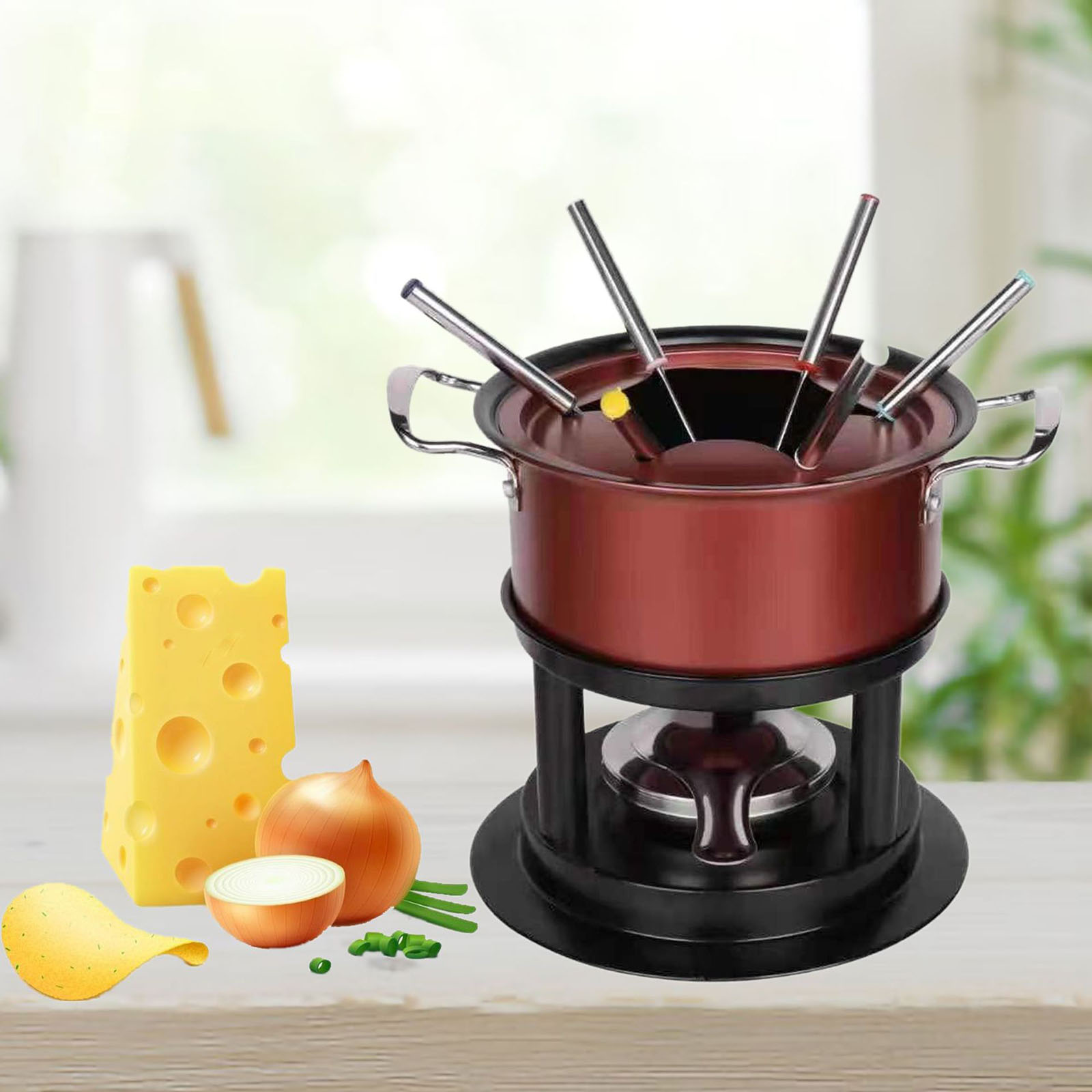 Set panci Fondue, kompor Keju  - Fondue Set Electric ulasan dan harga