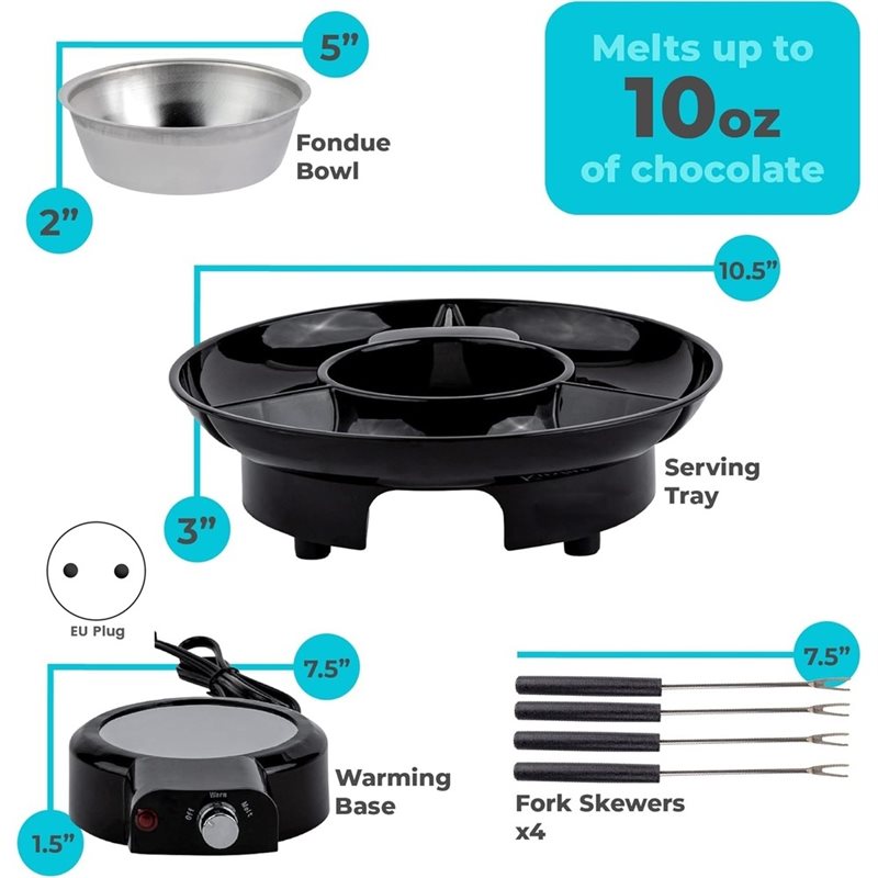 Set Panci Fondue Elektrik deng - Fondue Set Electric ulasan dan harga