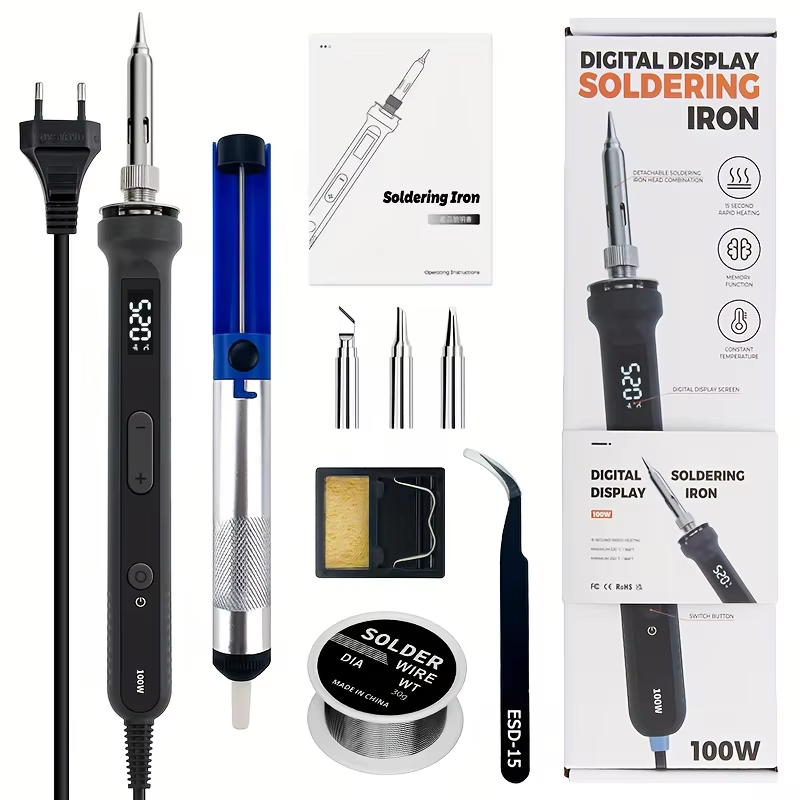 Kit Solder Digital 100W, Alat  - Fondue Set Electric ulasan dan harga