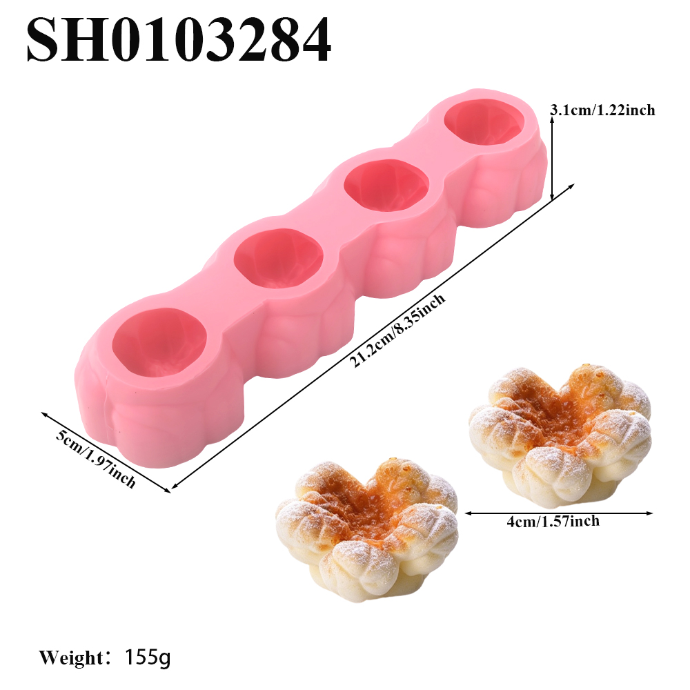 Cetakan Kue Silikon 1 atau 4 S - Kitchen Appliances For Baking ulasan dan harga
