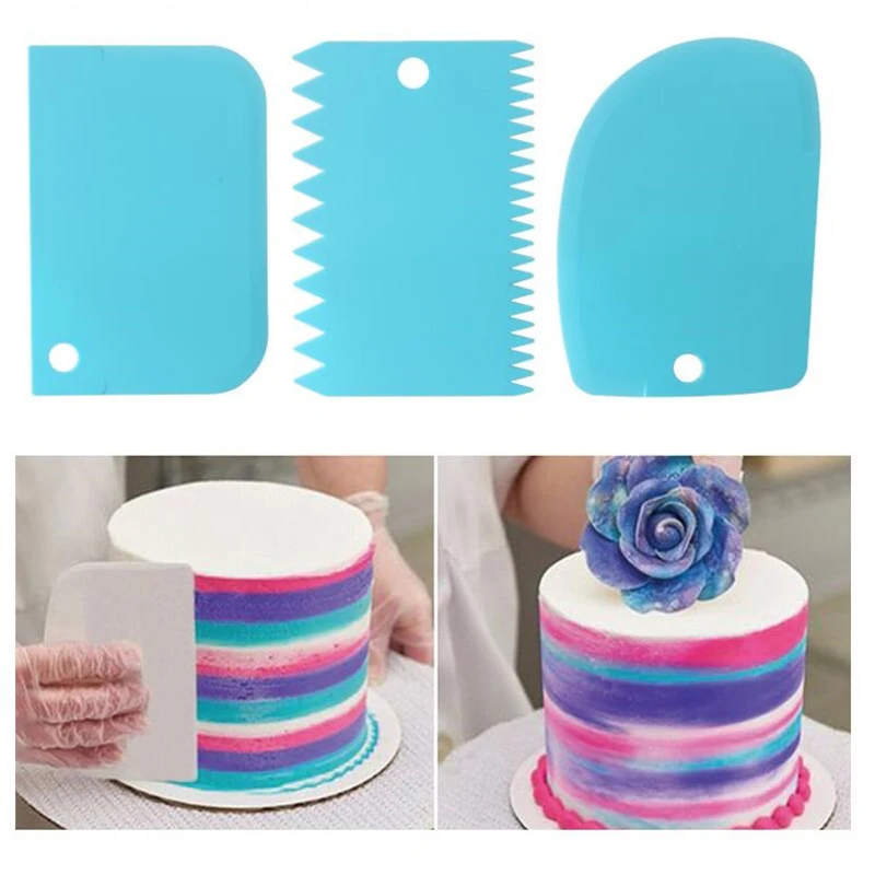 3PCS/Lot Alat Pengikis Krim Pe - Kitchen Appliances For Baking ulasan dan harga