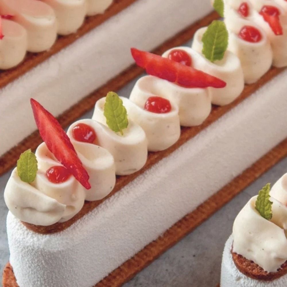 Cetakan Kue Mousse Silikon Bar - Kitchen Appliances For Baking ulasan dan harga