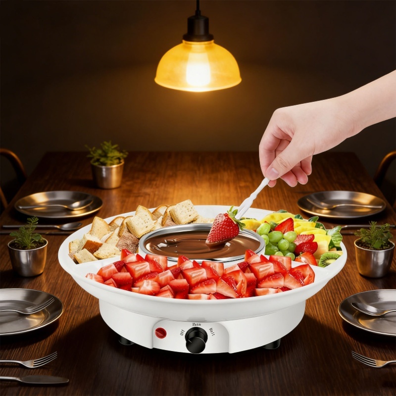 Set Panci Fondue Elektrik Kit  - Fondue Set Electric ulasan dan harga
